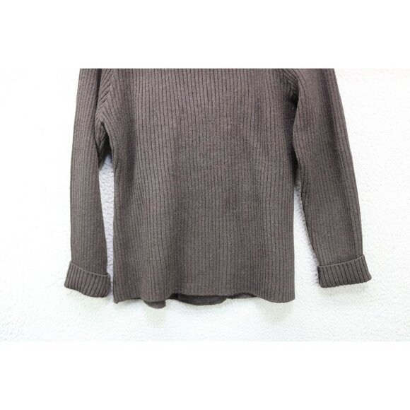 Marina Luna 100% Wool Shell Ruffled Sweater-Size Medium - Picture 10 of 10